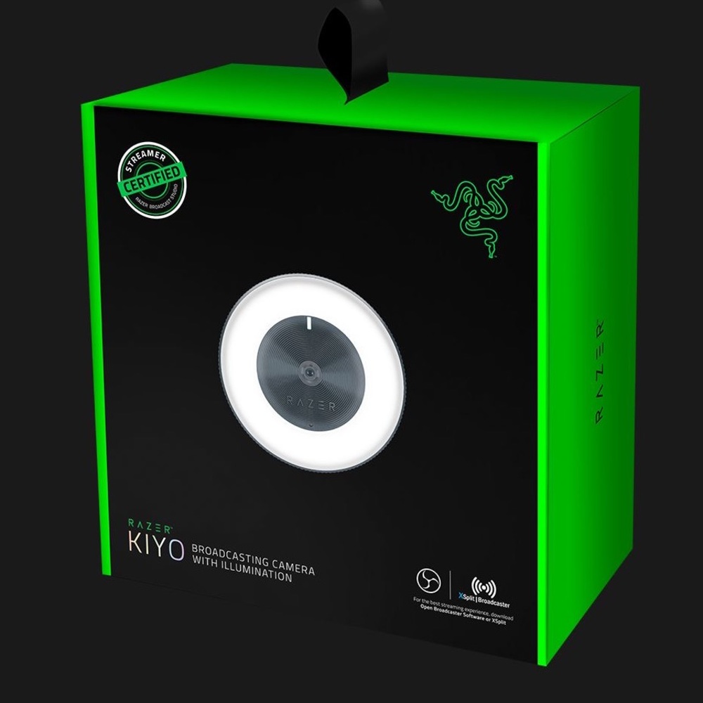 BNIB Razer Kiyo Broadcasting camera with ringlight